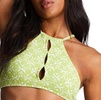that's cute high neck in lime