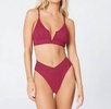court bikini bottom in cabernet