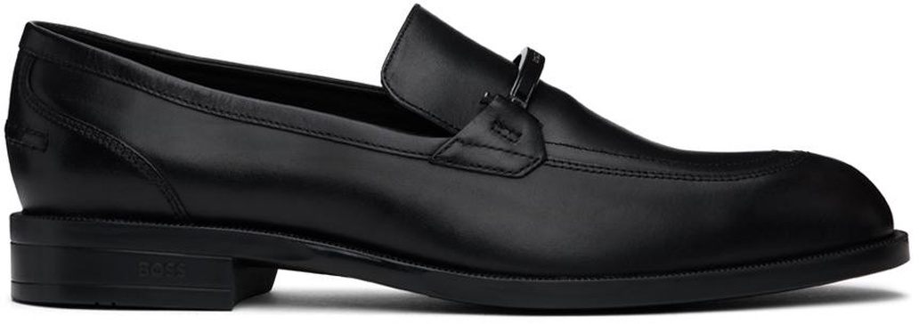 Black Logo Hardware Loafers