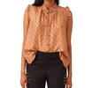 wylder silk shirt in nude ace