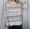 endless horizons sweater in ecru