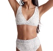 reversible bikini top in lighthouse