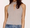 coleen top in pewter