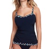 d-cup underwire tankini top in gin fizz black