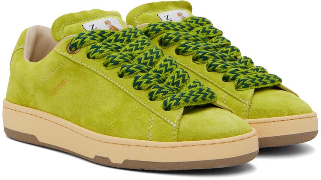 Green Suede Curb Lite Sneakers