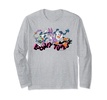 Amazon Essentials Looney Tunes Pink Logo with Running Characters Long Sleeve T-Shirt