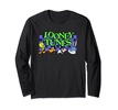 Amazon Essentials Looney Tunes Checkerboard with Characters Long Sleeve T-Shirt