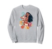 Amazon Essentials Princess Moana Layered Portrait Sweatshirt