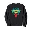 Amazon Essentials The Mandalorian Grogu Holiday Christmas Wreath Sweatshirt