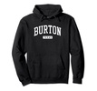 Burton Texas TX Vintage Athletic Sports Design Pullover Hoodie