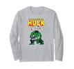 Amazon Essentials Marvel Avengers The Incredible Hulk Hangry Long Sleeve T-Shirt
