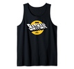 Amazon Essentials DC Comics Batman Circle 3D Shifted Logo Tank Top