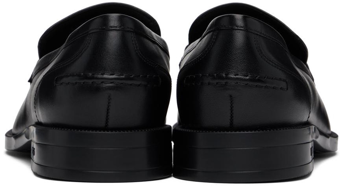 Black Logo Hardware Loafers