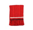 Tommy Hilfiger Women's Cable With Stripe Scarf
