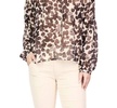 watermark blouse in choc spots