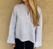 levo shirt in vinca blue