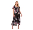 Adrianna Papell Women's Bell Sleeve Tie Front Dress