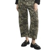 louchy relax fit denim pants in animal print