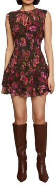 AMUR Women's Sierra Smocked Mini Dress