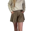 last fling bottoms mini skort in brown