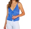 spaghetti strap detail tank top in peri