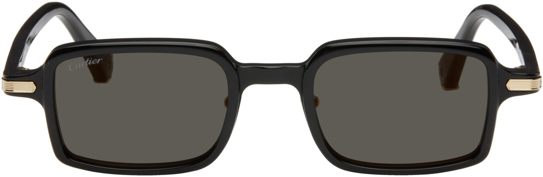 Black 'Première de Cartier' Sunglasses