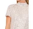 Women's Sequined Bow-Back Top