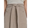 Women's Tie-Waist Patch-Pocket Midi Skirt