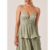 Women's Lupin Pleated Satin Dress