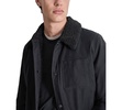 Men's Fleece-Lined Snap-Front Cotton Jacket