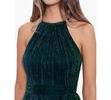 Metallic Halter Gown