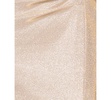 Petite Sweetheart-Neck Front-Slit Glitter Gown