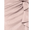Women's Metallic Off-The-Shoulder Ruffled Gown