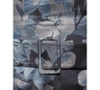 Women's Floral Jacquard Square-Neck Belted Gown