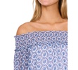 Women's Printed Ruffled Off-The-Shoulder Blouse