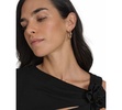 Women's Asymmetric-Neck Sleeveless Sheath Dress