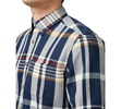 Men's Regular-Fit Herringbone Check Button-Down Shirt