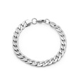 Men's Silver-Tone Cuban Bracelet
