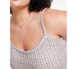 Trendy Plus Size Sleeveless Shine Midi Dress, Created for Macy's 