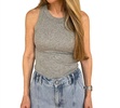 turner tank in heather grey