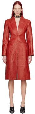 Leather coat