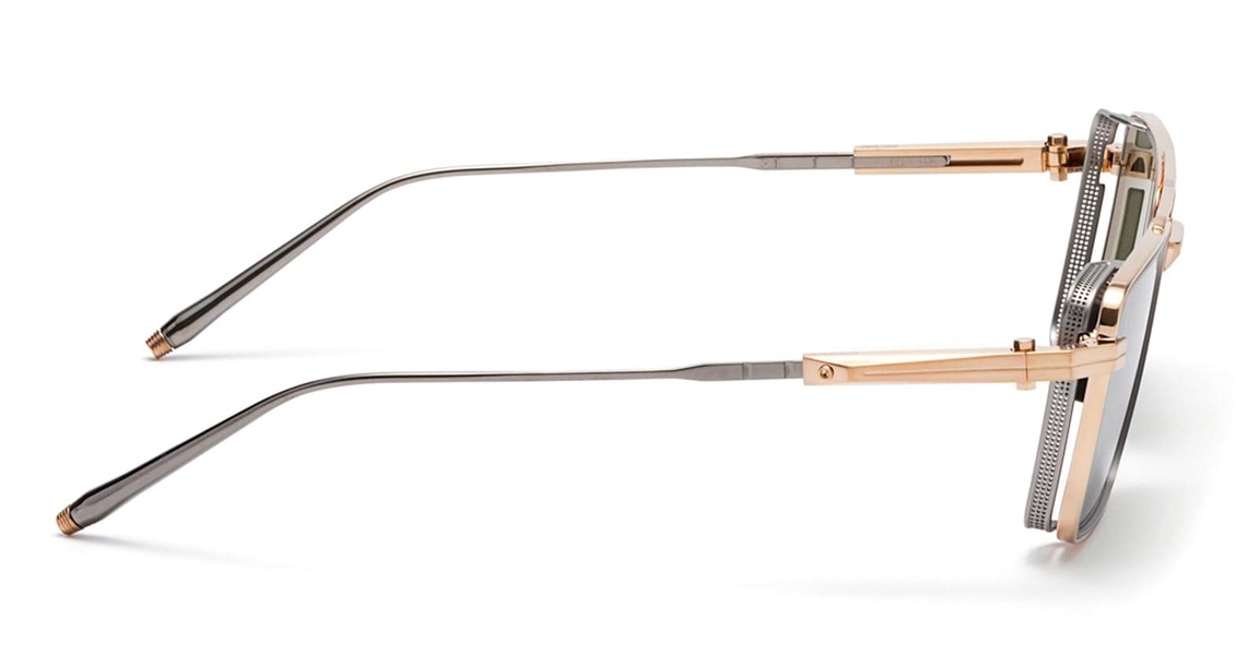Sprint-a - Brushed White Gold / Matte Black Sunglasses