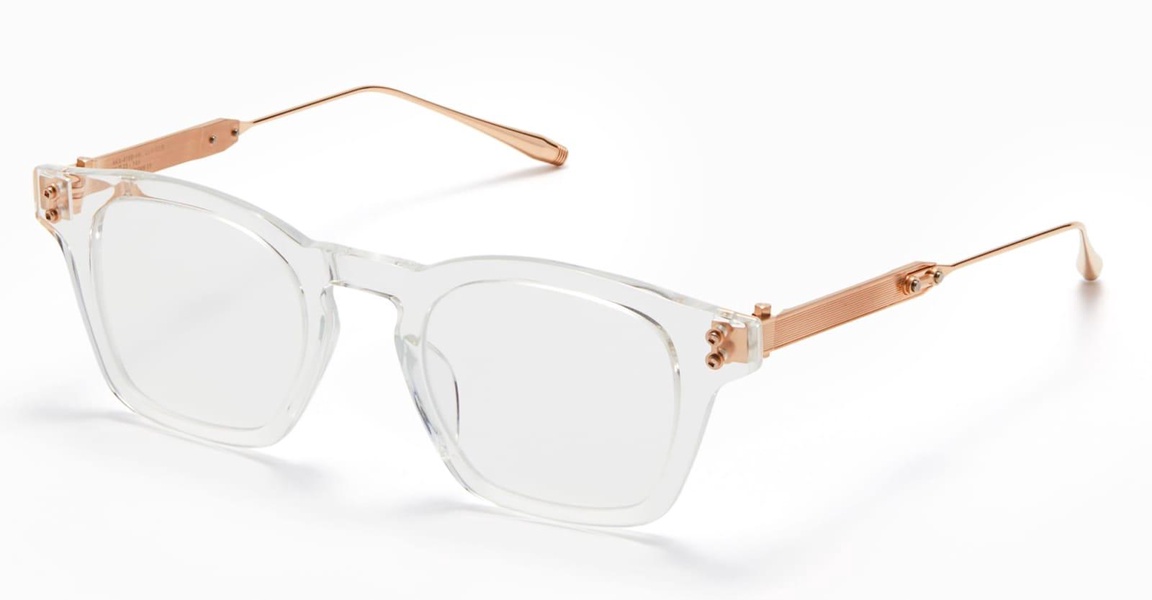 Wise - Crystal Clear - Brushed White Gold (45) Glasses
