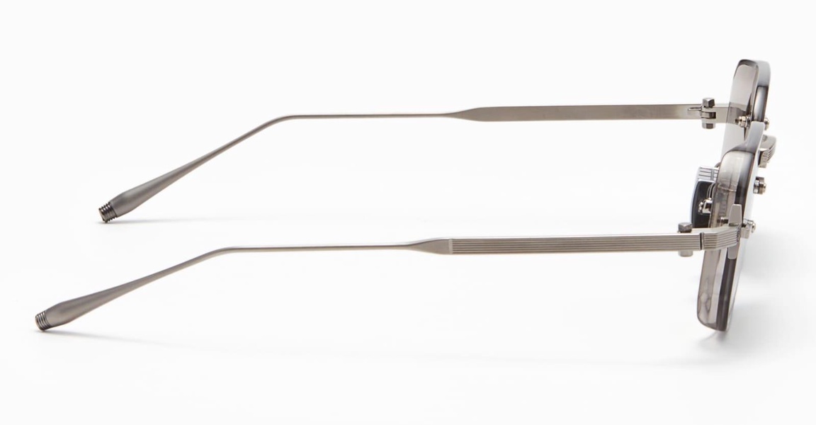 Juno-two - Brushed Black Palladium / Grey Crystal Sunglasses