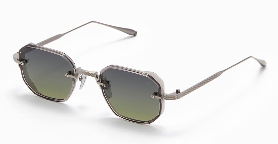 Juno-two - Brushed Black Palladium / Grey Crystal Sunglasses