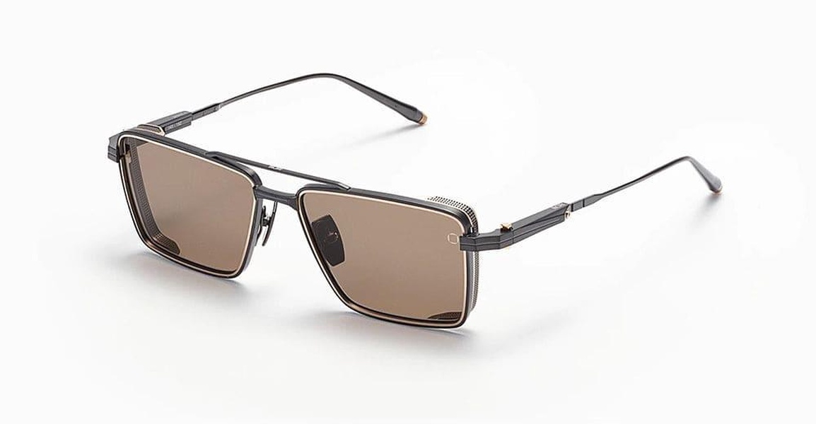 Sprint-a - Brushed Black/matte White Gold Sunglasses Sunglasses
