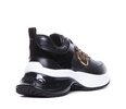 Pinko And Gold Leather Ariel Sneakers