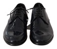 dolce & gabbana elegant   leather derby dress men's shoes