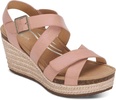 women's anna orthopedic wedge sandals in rose