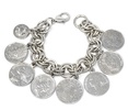 24k Gold Plated "Moroccan" Coin Vintage Bohemian Statement Jewelry Collection
